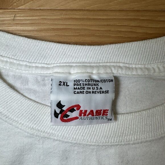 Vintage 90s Wanted The Labonte Brothers Nascar T-Shirt 1990s Chase Authentic 2XL - Picture 2 of 6